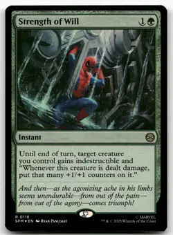 Strength of Will #118 (Foil) (NM) Spider-Man SPM Magic MTG - Image 1