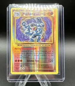 POKEMON MACHAMP 59/108 EVOLUTIONS REVERSE HOLO RARE STAGE 2 HP 160 SEISMIC TOSS - Image 3
