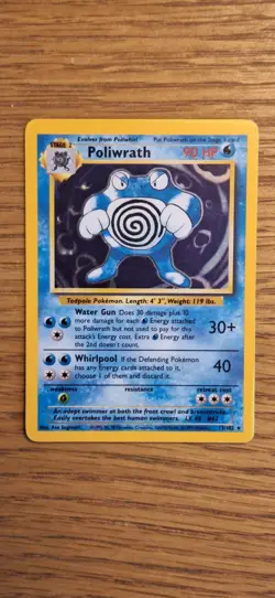 Pokemon TCG Clefairy and poliwrath Base Set Holo for spinboxx - Image 4