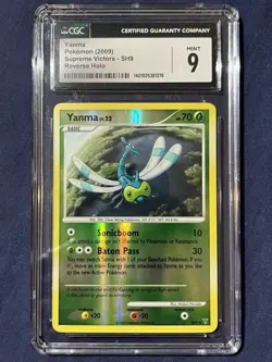 Pokemon 2009 Yanma SH9 Shiny Reverse Foil Platinum Supreme Victors CGC 9 PSA - Image 1