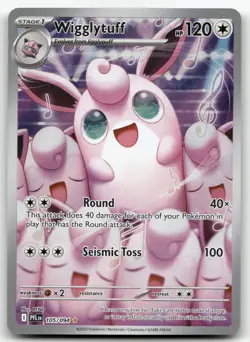 Wigglytuff - 105/094 #105/94 (Holo) (NM) ME02: Phantasmal Flames PFL Pokemon - Image 1