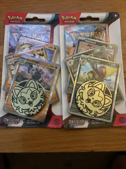 Pokemon TCG Obsidian Flames Checklane Blisters Kingambit & Annihilape Pair, New - Image 1