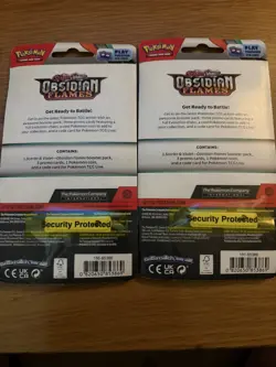Pokemon TCG Obsidian Flames Checklane Blisters Kingambit & Annihilape Pair, New - Image 2