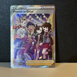 Friends in Galar TG23/TG30 Ultra Rare Silver Tempest Trainer Gallery Pokemon NM - Image 1