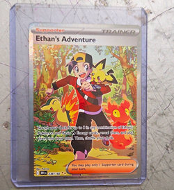 Ethan's Adventure 236/182 SV10 Destined Rivals Ultra Rare Holo Full Art - Image 1