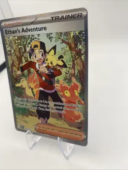 Pokemon TCG Ethan's Adventure 236/182 Sv10: Destined Rivals Full Art Holo -RARE - Image 3