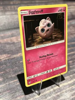 Jigglypuff 14/18 (Holo Common) Detective Pikachu Pokemon Card - Image 2
