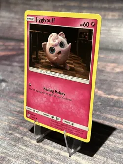 Jigglypuff 14/18 (Holo Common) Detective Pikachu Pokemon Card - Image 3