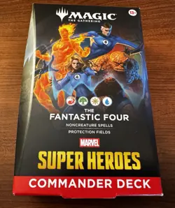 Fantastic Four Commander Deck Precon - Marvel Super Heroes - Brand New Sealed - Image 1