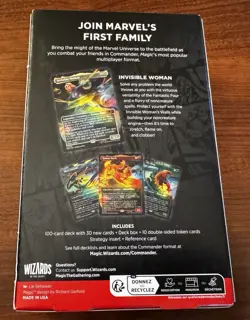 Fantastic Four Commander Deck Precon - Marvel Super Heroes - Brand New Sealed - Image 2