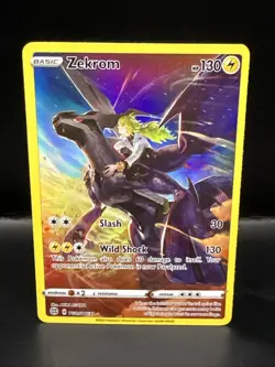 Pokemon Zekrom TG05/TG30 Brilliant Stars Full Art Trainer Gallery NM Card - Image 2
