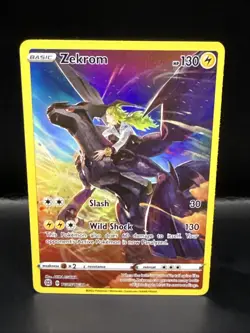Pokemon Zekrom TG05/TG30 Brilliant Stars Full Art Trainer Gallery NM Card - Image 3