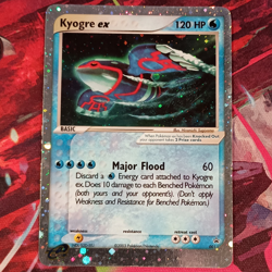 Pokemon Kyogre ex EX Promo Holo Nintendo Power Magazine 001 120 HP English - Image 1