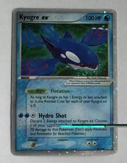 Pokemon TCG Kyogre ex 95/100 Crystal Guardians Ultra Rare Holo EX - Image 1