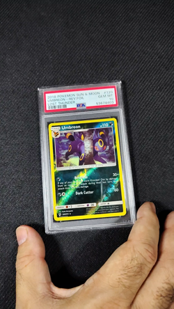 Umbreon 120/214 Sun And Moon Lost Thunder Reverse Holo Card PSA 10 Pop 15 - Image 2