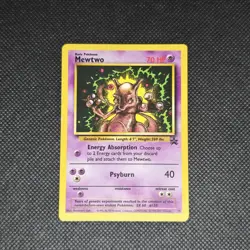 Pokemon Card - Mewtwo WoTC Black Star Promo 14 Non Holo - Image 1