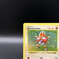 Pokemon TCG Hitmonchan 7/102 Base Set Shadowless Holo Rare WOTC VTG 1999 NM - Image 4