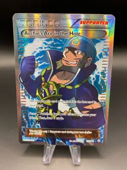 Pokemon Primal Clash Trainer - ARCHIES ACE IN THE HOLE 157/160 LP - Image 1