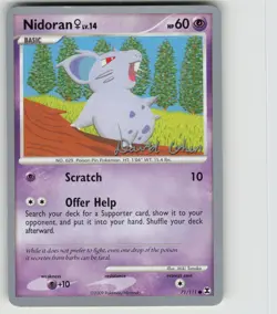 Nidoran F (David Cohen) 71/111 Common World Championship Decks Pokemon LP - Image 1