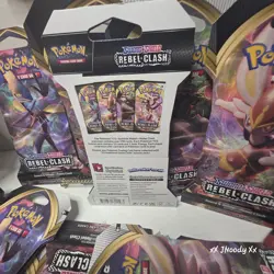 5 Packs Of Pokemon Sword & Shield: Rebel Clash Sealed & Sleeved Booster Packs - Image 5