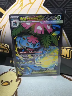 Mega Venusaur EX 155/132 Mega Evolution ENGLISH Pokemon TCG Card NM Ultra Rare - Image 1