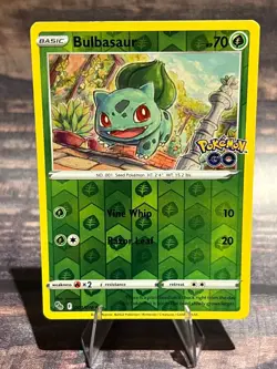 Bulbasaur 001/078 Common Pokemon GO Pokemon TCG - Image 1