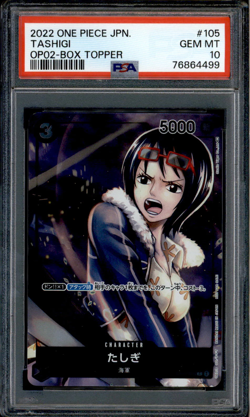 Tashigi - OP02-105 - PSA 10 - Box Japanese - OP02 - One Piece - 64499 - Image 1