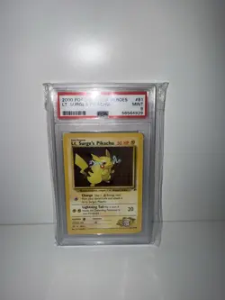 🔹PSA 9 MINT🔹Lt. Surge's Pikachu 81/132🔸2000 Gym Heroes Pokemon TCG Card - Image 1