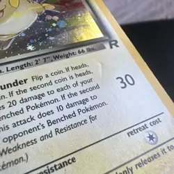 Pokemon TCG 2000 Team Rocket Holo Secret Rare Dark Raichu (83/82) - NM - Image 3