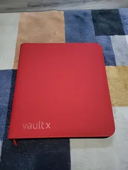 Vault x Exo-Tec Red Pokemon Base Set 12 Pocket Zip Binder Folder - Image 1