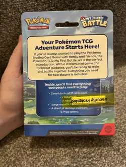 Pokemon My First Battle Deck Box New Sealed Pokemon TCG 2 Decks - Image 5
