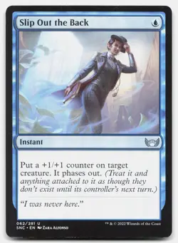 Slip Out the Back - NM Near Mint - SNC Streets of New Capenna # 62 - MTG Magic - Image 1