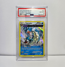 Pokemon TCG Gyarados 21/98 XY Ancient Origins Holo Rare PSA 8 2015 Θ Double - Image 1