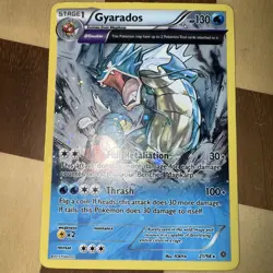 Gyarados FULL ART (Cosmos Holo Rare) 21/98 XY Ancient Origins Pokemon TCG - Image 1