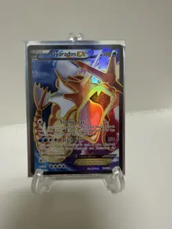 Pokemon TCG Gyarados EX 21/122 BREAKpoint Ultra Rare Holo Full Art 180 HP - Image 1