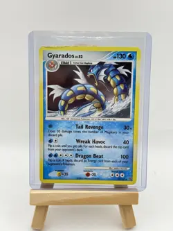 Pokemon TCG - Gyarados 19/100 - Holo Rare - Diamond & Pearl Stormfront - Damaged - Image 1