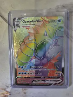 Pokemon TCG - Gyarados VMAX 207/203 - Evolving Skies - Holo Rare Rainbow Card - Image 1