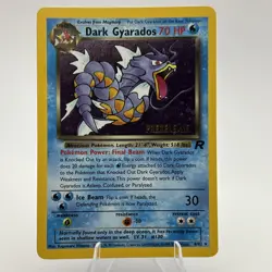 Pokemon TCG Team Rocket Dark Gyarados Prerelease Holo Rare 8/82 English - Image 1