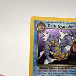 Pokemon TCG Team Rocket Dark Gyarados Prerelease Holo Rare 8/82 English - Image 5