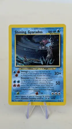 Pokemon TCG Shining Gyarados Holo Secret Rare Neo Revelation 65/64 NM - Image 1