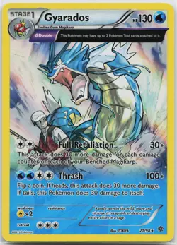 Gyarados (21) Holo Rare XY - Ancient Origins 21/98 Pokemon TCG - Image 1