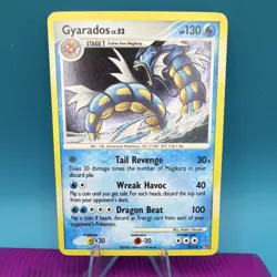 Pokemon TCG Gyarados DP Stormfront 19/100 Holo Rare 130HP 2008 LP/MP - Image 1