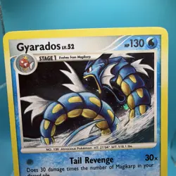 Pokemon TCG Gyarados DP Stormfront 19/100 Holo Rare 130HP 2008 LP/MP - Image 2