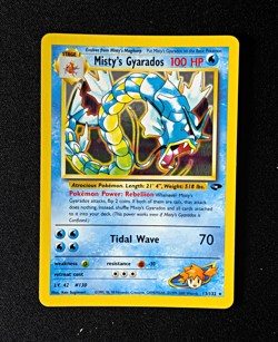 Wizards of the Coast Pokemon TCG Misty's Gyarados Holo Rare 13/132 Eng 2000 - Image 1