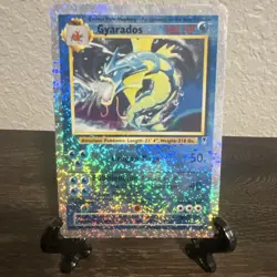 Pokemon TCG Gyarados 12/110 Legendary Collection Reverse Holo Rare 100 HP EN - Image 1