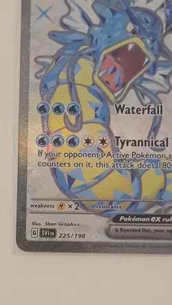 Pokemon TCG Gyarados EX Ultra Rare Holo Scarlet & Violet SVI Base Set - Image 3