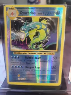 Pokemon TCG Gyarados XY Evolutions 34/108 Reverse Holo Holo Rare LP-NM - Image 1