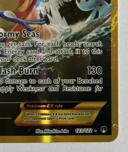 Pokemon TCG Gyarados EX 123/122 Secret Rare XY BREAKpoint Full Art Holo - Image 5