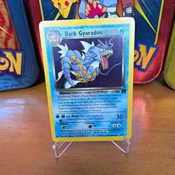 Pokemon TCG Dark Gyarados 8/82 Team Rocket Holo Rare 2000 70HP English - Image 1