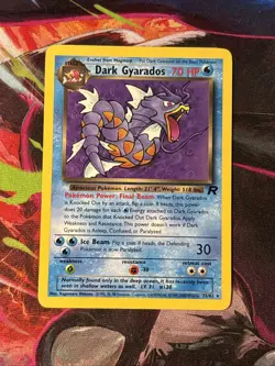 Pokemon TCG Team Rocket Dark Gyarados Card 25/82 Non-Holo Rare - Image 1